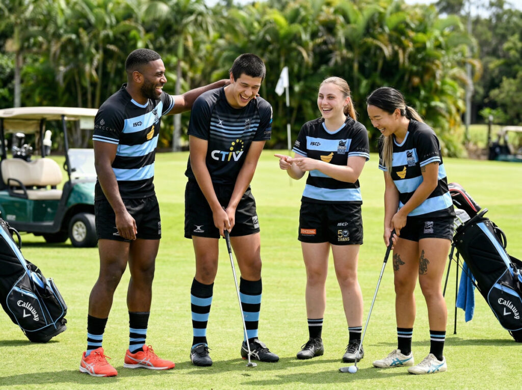 Maroochy Players out on the golf course